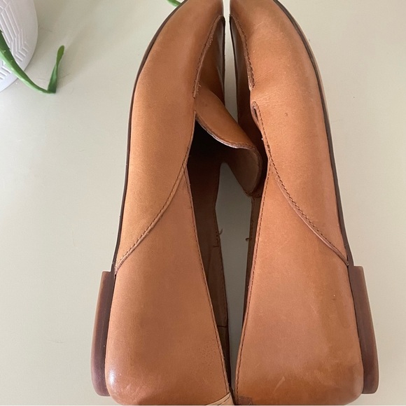 Madewell Frances Skimmer Leather Flats English Saddle Loafers Size 10 - Picture 6 of 9